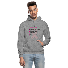 Load image into Gallery viewer, Breast Cancer Awareness To Do List - Adult Hoodie - graphite heather