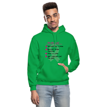 Load image into Gallery viewer, Breast Cancer Awareness To Do List - Adult Hoodie - kelly green