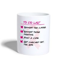 Load image into Gallery viewer, Breast Cancer Awareness Coffee/Tea Mug - white