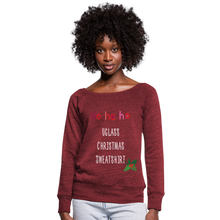 Load image into Gallery viewer, Ugly Christmas Sweater Remixed - cardinal triblend