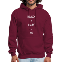Load image into Gallery viewer, Black + Dope Hoodie - burgundy