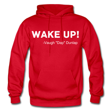 Load image into Gallery viewer, Wake Up Adult Hoodie - red