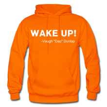 Load image into Gallery viewer, Wake Up Adult Hoodie - orange