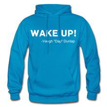 Load image into Gallery viewer, Wake Up Adult Hoodie - turquoise