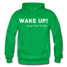 Load image into Gallery viewer, Wake Up Adult Hoodie - kelly green