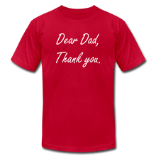 Load image into Gallery viewer, Dear Dad - Thank you - red