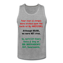 Load image into Gallery viewer, Stars and Stripes - Men’s Premium Tank - heather gray