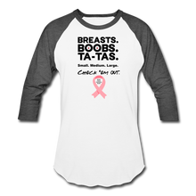 Load image into Gallery viewer, Check the GIRLS Ringer - white/charcoal