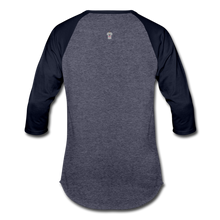Load image into Gallery viewer, To Do Breast Cancer Awareness - Baseball Tee - heather blue/navy