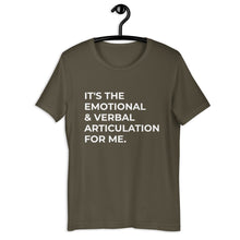 Load image into Gallery viewer, Emotional and Verbal Articulate Unisex T-Shirt