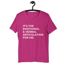 Load image into Gallery viewer, Emotional and Verbal Articulate Unisex T-Shirt