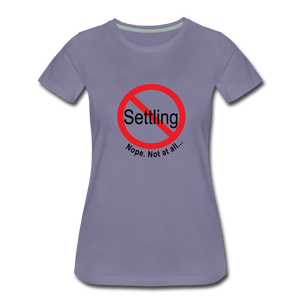 No Settling T-Shirt - washed violet