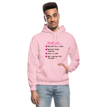 Load image into Gallery viewer, Breast Cancer Awareness To Do List - Adult Hoodie - light pink
