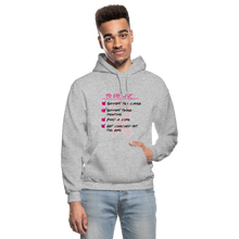 Load image into Gallery viewer, Breast Cancer Awareness To Do List - Adult Hoodie - heather gray
