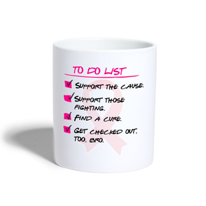 Breast Cancer Awareness Coffee/Tea Mug - white