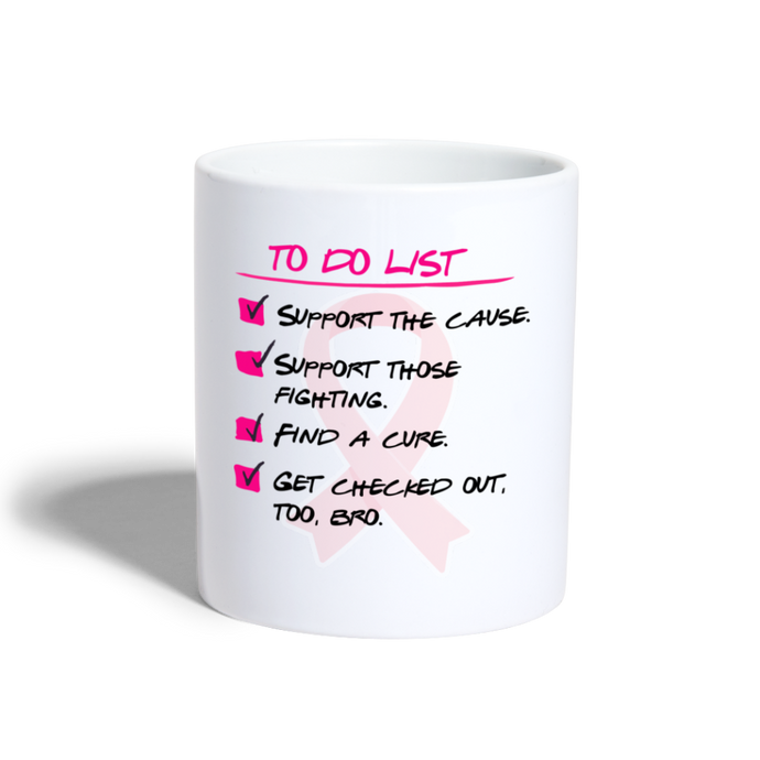 Breast Cancer Awareness Coffee/Tea Mug - white