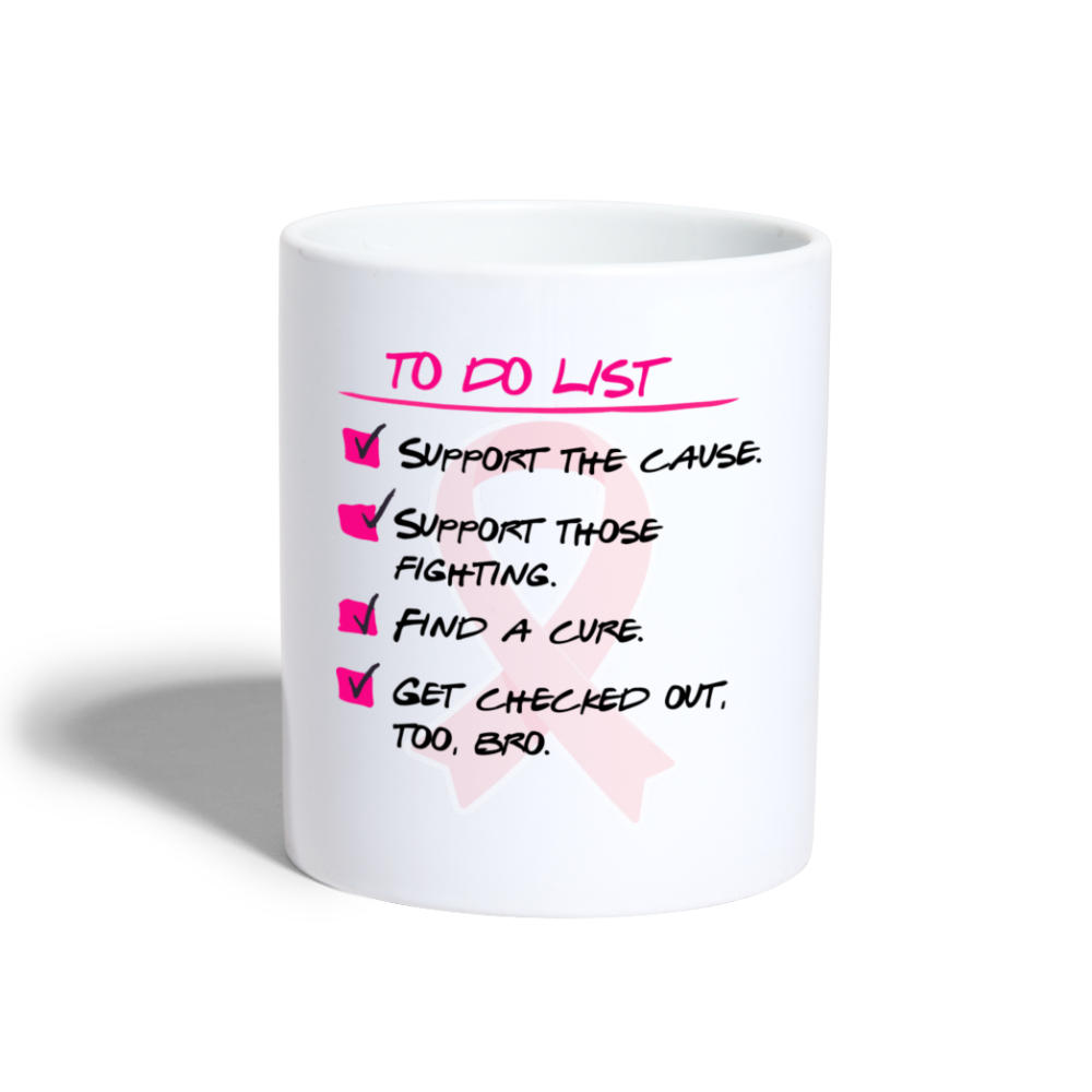 Breast Cancer Awareness Coffee/Tea Mug - white