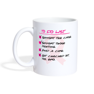 Breast Cancer Awareness Coffee/Tea Mug - white