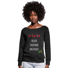 Load image into Gallery viewer, Ugly Christmas Sweater Remixed - heather black
