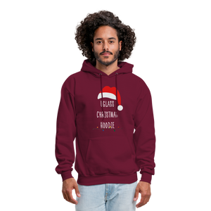 Unisex Ugly Christmas Hoodie - burgundy