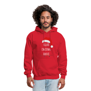 Unisex Ugly Christmas Hoodie - red