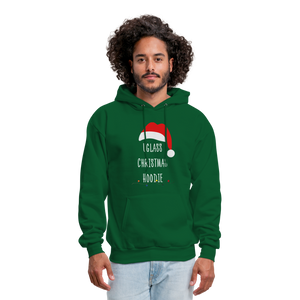 Unisex Ugly Christmas Hoodie - forest green