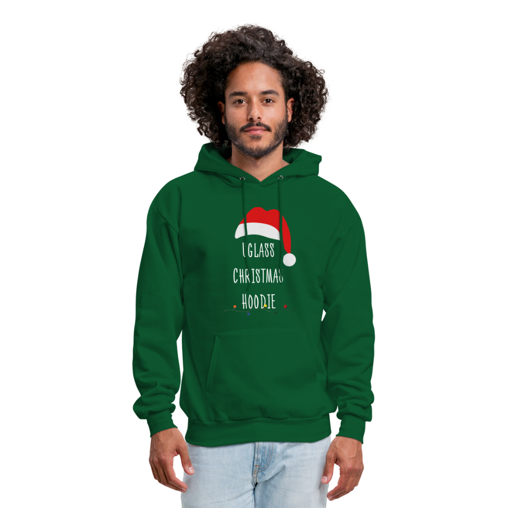 Unisex Ugly Christmas Hoodie - forest green