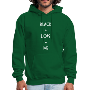 Black + Dope Hoodie - forest green