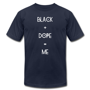 Black and Dope Unisex T-shirt - navy