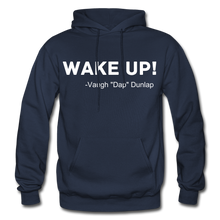 Load image into Gallery viewer, Wake Up Adult Hoodie - navy
