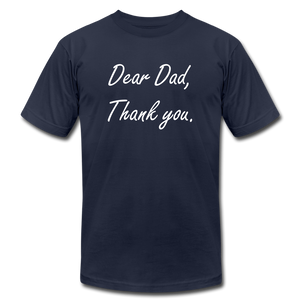 Dear Dad - Thank you - navy