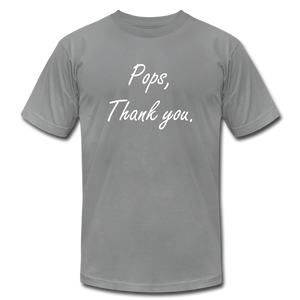 Pops - Thank you - slate