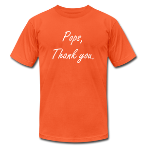 Pops - Thank you - orange