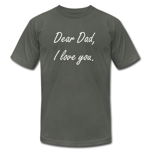 Dear Dad - I love you - asphalt