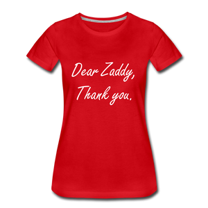 Thank You Zaddy - red