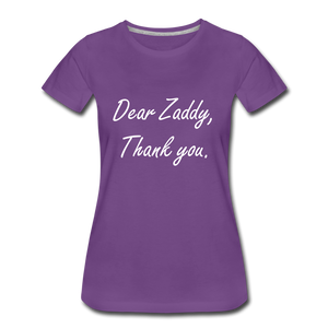 Thank You Zaddy - purple
