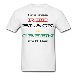 Red Black & Green for ME Unisex T-Shirt - white