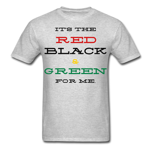 Red Black & Green for ME Unisex T-Shirt - heather gray