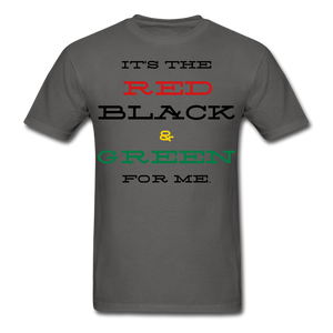 Red Black & Green for ME Unisex T-Shirt - charcoal