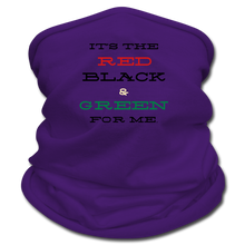 Load image into Gallery viewer, It's the Red Black and Green for ME Gaiter &amp; Multifunctional Scarf - purple
