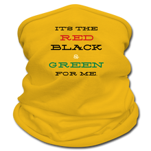 Load image into Gallery viewer, It's the Red Black and Green for ME Gaiter &amp; Multifunctional Scarf - sun yellow
