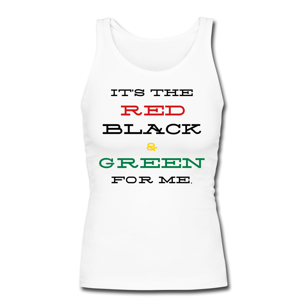 Red Black and Green for ME - Women's Tank - white