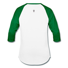 Load image into Gallery viewer, Check the GIRLS Ringer - white/kelly green
