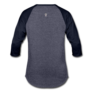 To Do Breast Cancer Awareness - Baseball Tee - heather blue/navy