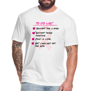 Breast Cancer Awareness To Do List - Unisex T-Shirt - white