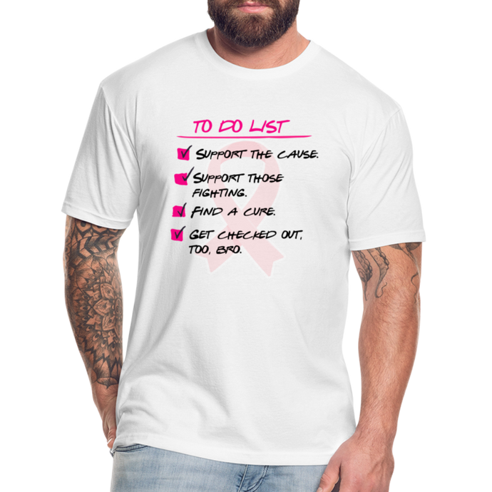 Breast Cancer Awareness To Do List - Unisex T-Shirt - white